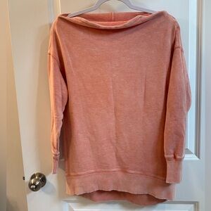 Pilcro Peach Sweatshirt
